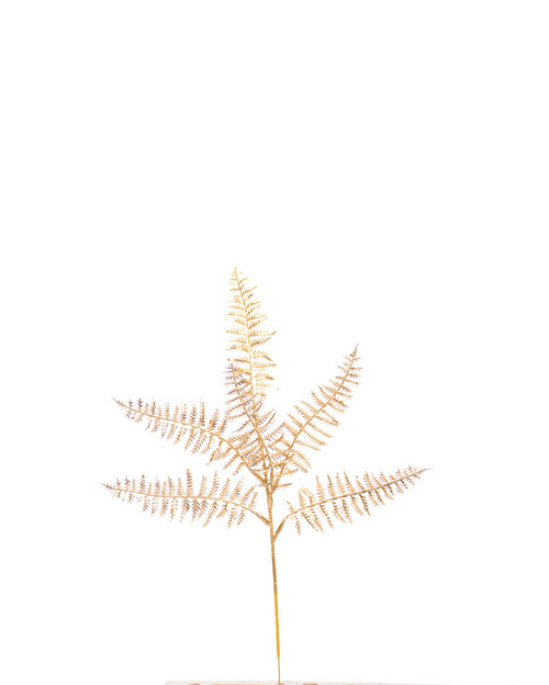 15" Artificial Fern Leaves Foliage Spray