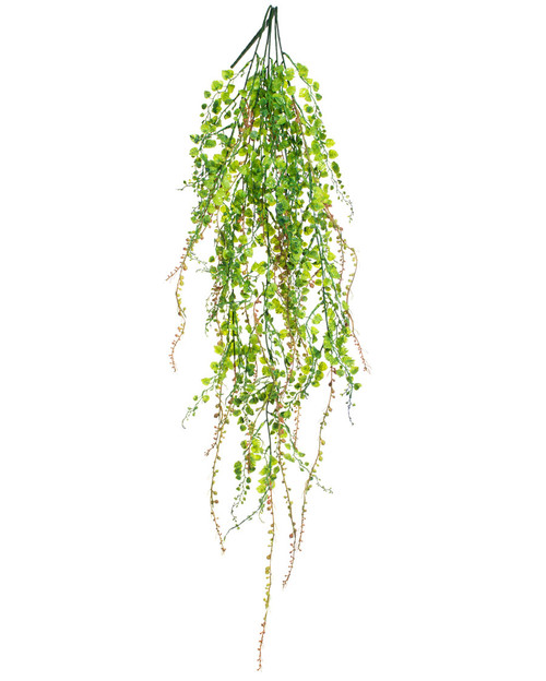 39" Hostag Leaf Artificial Hanging Bush Cluster