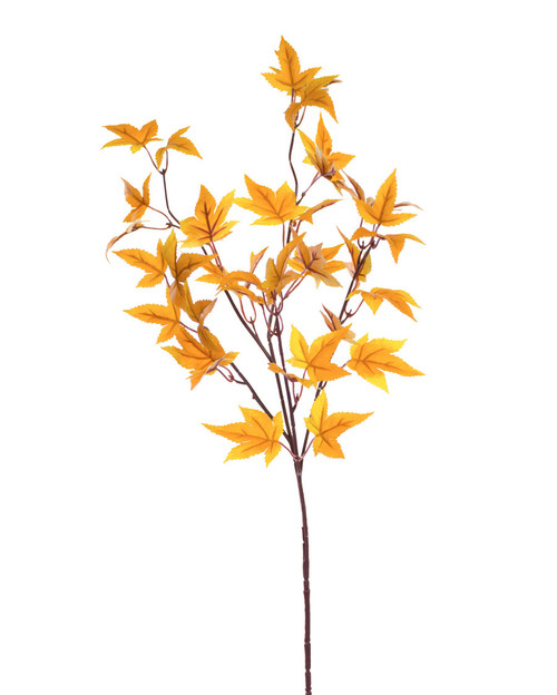 32" Maple Leaf Artificial Foliage Stem Spray