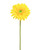 Yellow Silk Gerbera Daisy Flower Stem