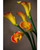 Orange Silk Calla Lily Bud Flower Stem