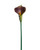 28" Large Silk Calla Lily Flower Stem in Eggplant.