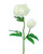 White Peony Silk Flower Stem