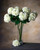 White Silk Hydrangea Faux Flower Stem