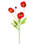 Red Poppy Silk Flower Stem