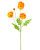 Golden Orange Poppy Silk Flower Stem