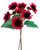 Red Artificial Mini Sunflower Bundle