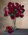 Wine Fluffy Ranunculus Silk Flower Stem Spray