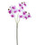 Cream/Lavender Mini Phalaenopsis Orchid Artificial Foliage Stem