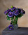 Purple Silk Ranunculus Flower Stem Spray