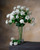 Cream Snowball Hydrangea Silk Flower Stem Spray