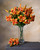 25" Tiger Lily Silk Flower Stem Spray in Orange.