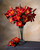 25" Tiger Lily Silk Flower Stem Spray in Brick Red.