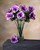 23" Anemone Silk Flower Stem in Cream Mauve.