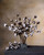 18' Faux Cotton Pod Foliage Stem Spray