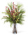 Slash Pine, Berries & Fern Faux Holiday Arrangement, available at Petals.