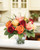 Rose Bouquet Silk Flower Accent in Mixed Colors.
