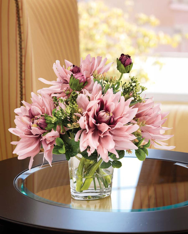 Dahlia Delight Silk Flower Arrangement