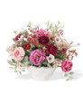Rose , Lilac & Thistle<br>Faux Flower Centerpiece