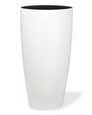 Tall Uptown Decorative Container 13"W x 23"H Satin White