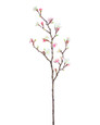 Cream Pink  27" Silk Cherry Blossom Faux Flower Stem