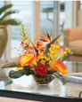 Maui Sunrise Faux Flower Centerpiece