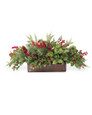 Pine, Berry & Cedar Large Artificial Holiday Centerpiece