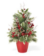 Jingle Bells Artificial Holiday Tabletop Tree