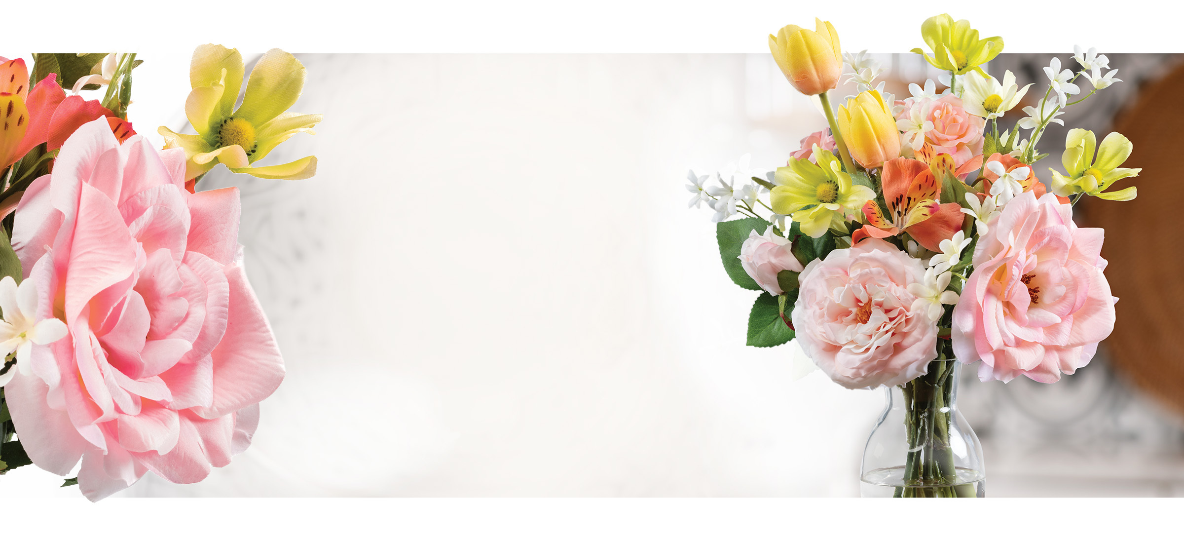 Luxury faux floral arrangement for Mother's Day