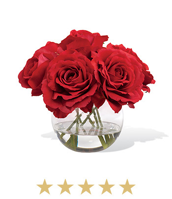 Rose Nosegay Silk Flower Arrangement, available at Petals. 