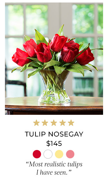 Silk Tulip Nosegay - $145 - FLB737