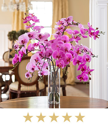 Grand Phalaenopsis Orchid Artificial Flower Arrangement