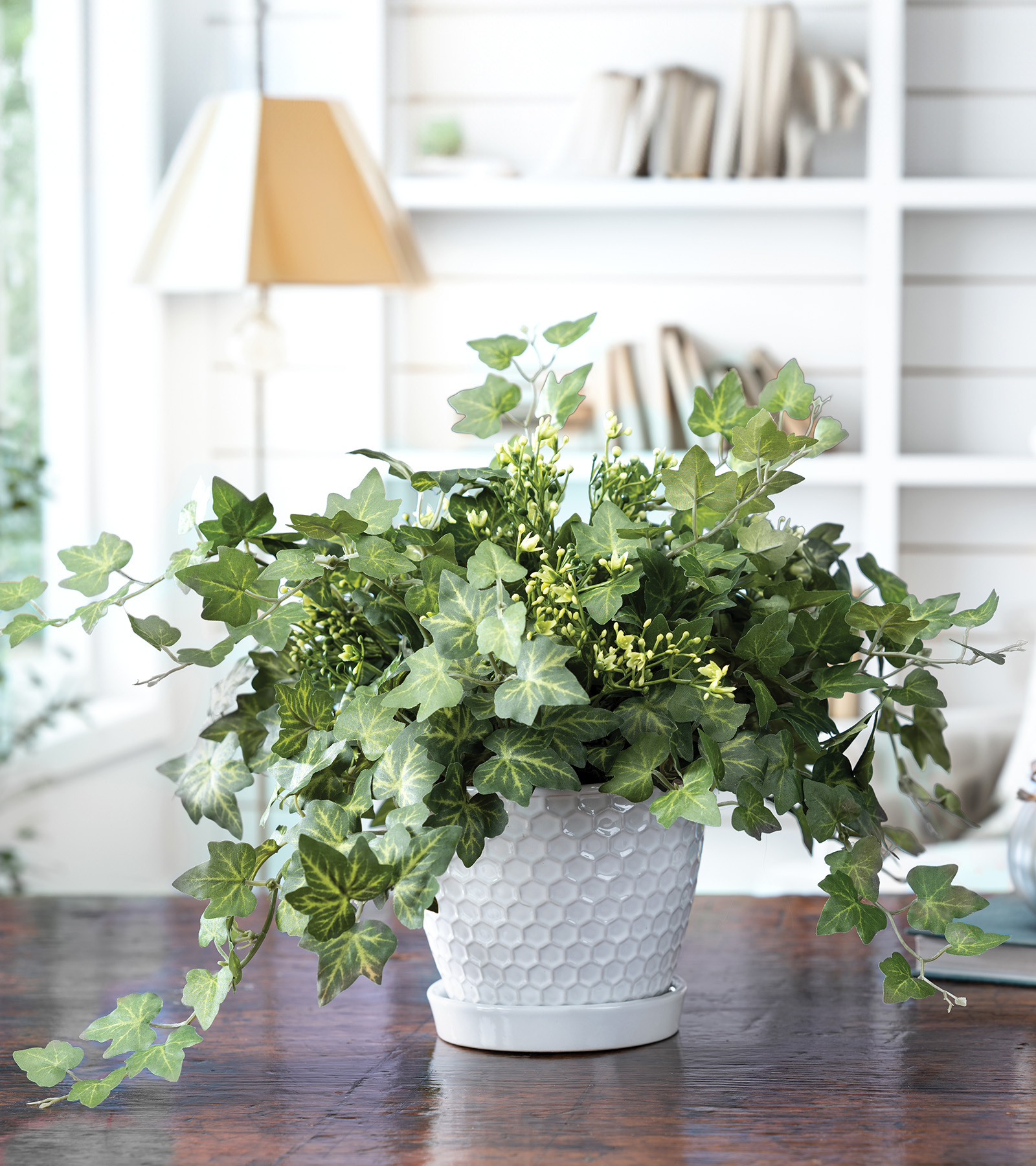 Handcrafted greenery arrangement for Mother's Day