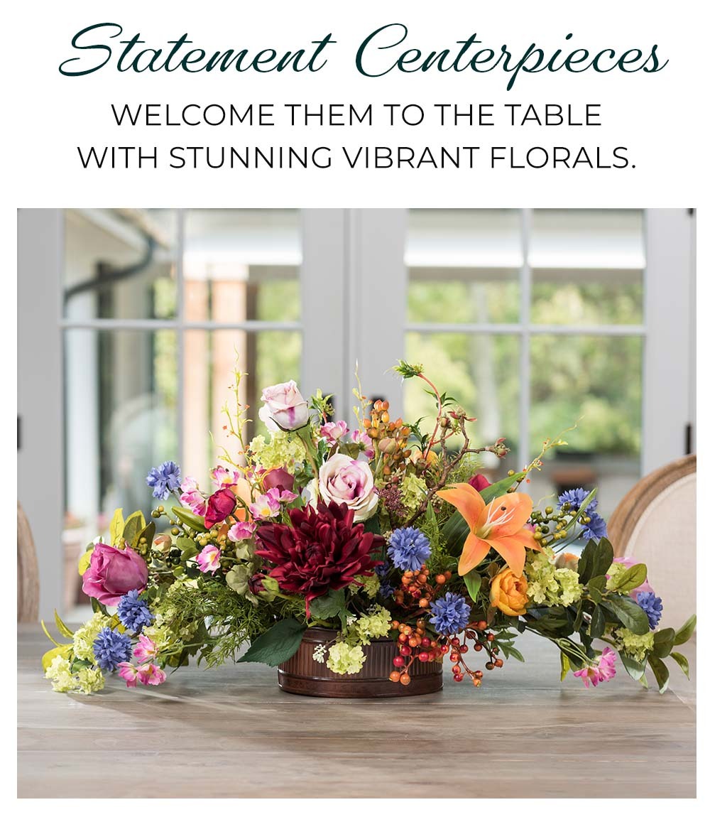 Silk Flower Centerpieces
