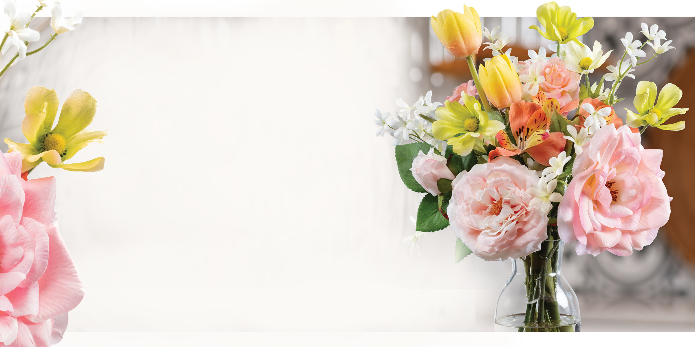 Mother's Day faux floral arrangement from Petals