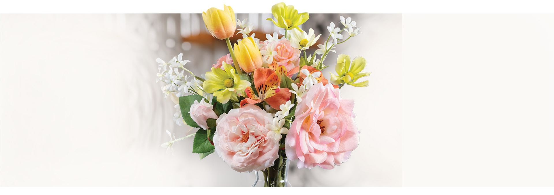 Luxury faux floral arrangement gift for Mother's Day