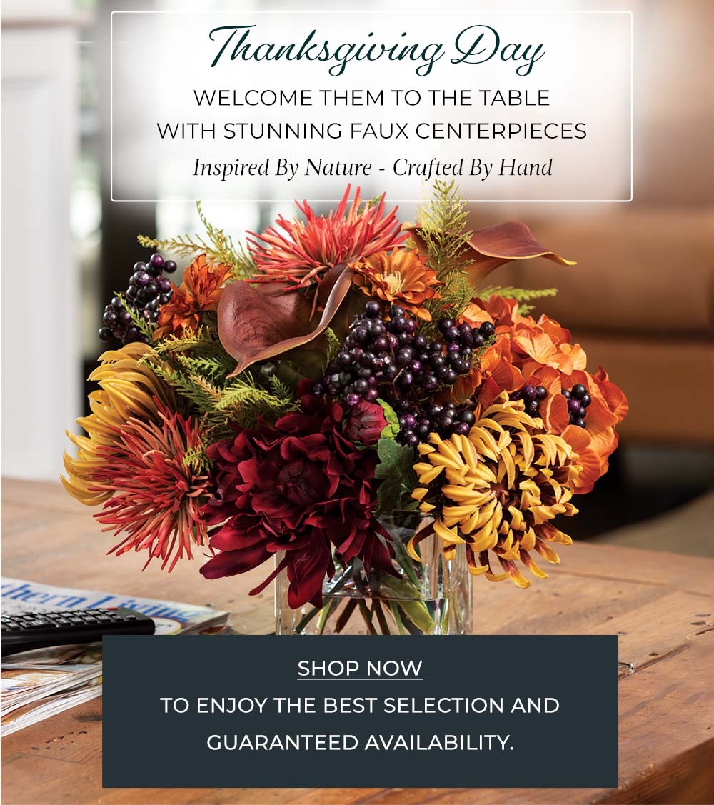 Beautiful red poinsettia plants arranged in festive holiday décor