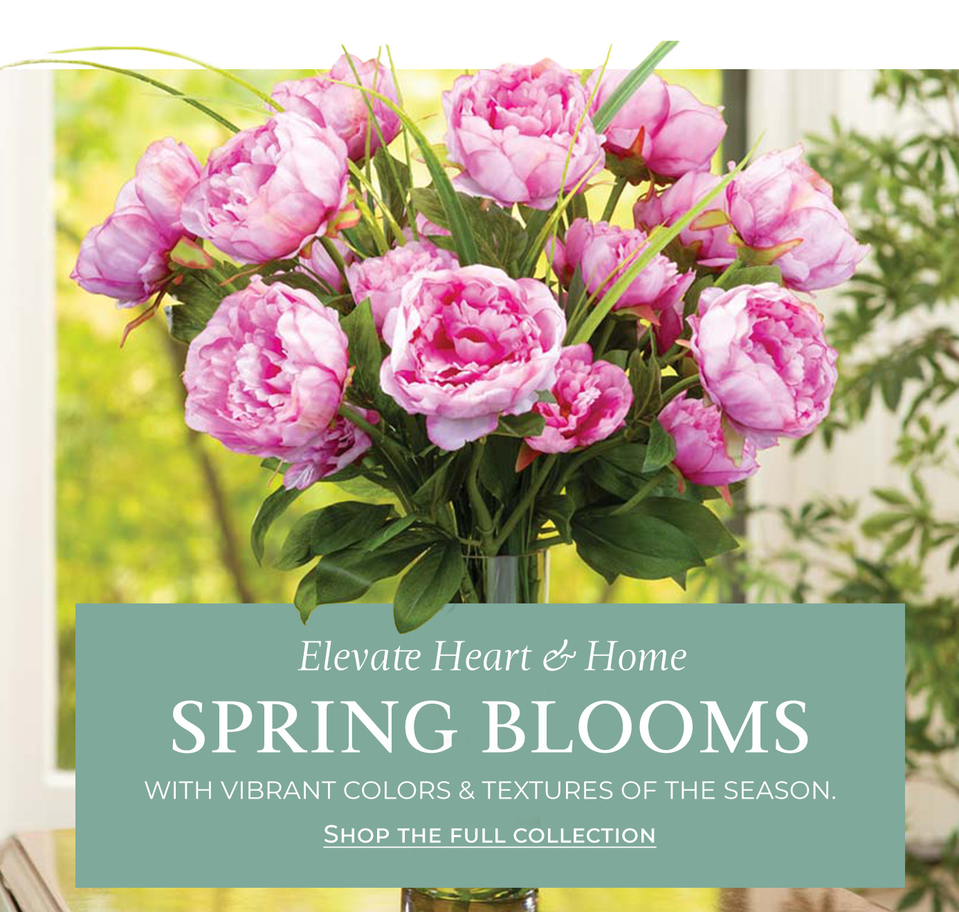 spring silk flower designs not only enhance your home décor, they bring happiness to the hearts of family and friends.