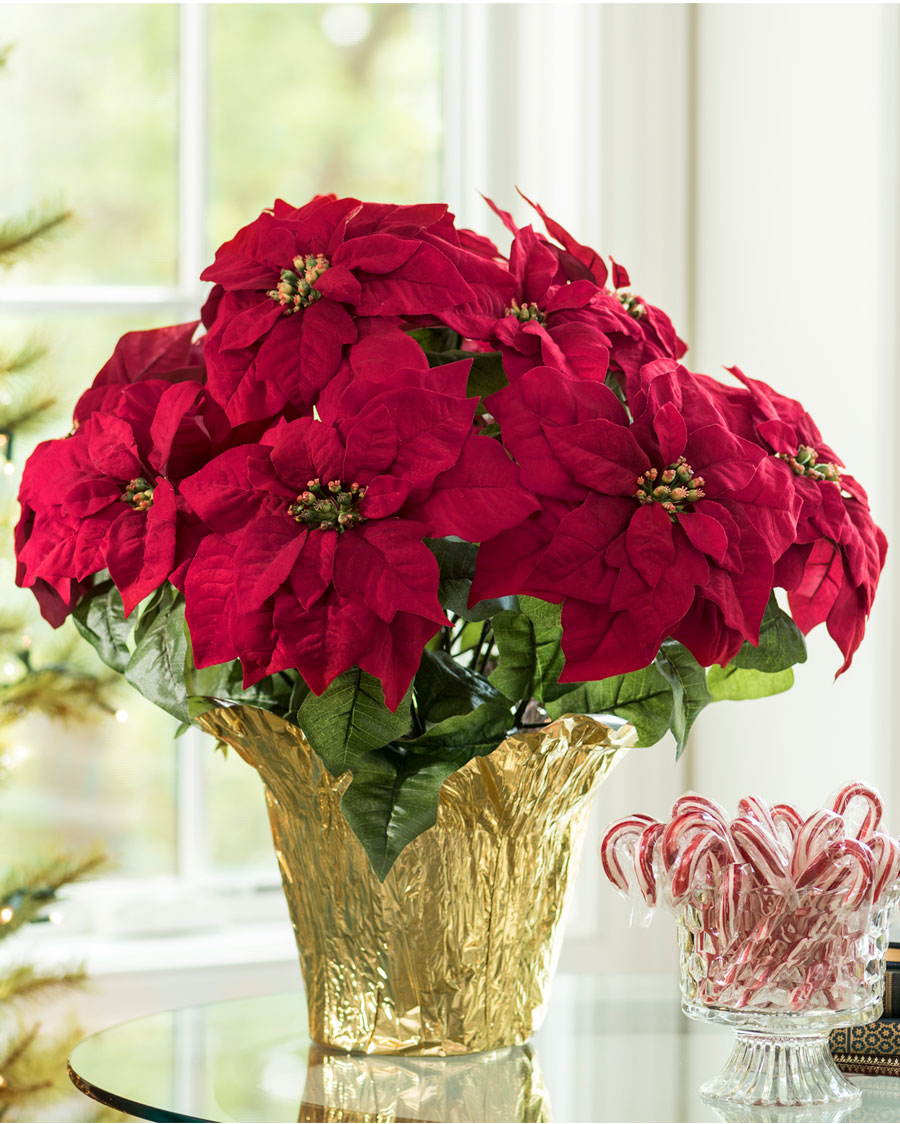 Premier Silk Poinsettia Large