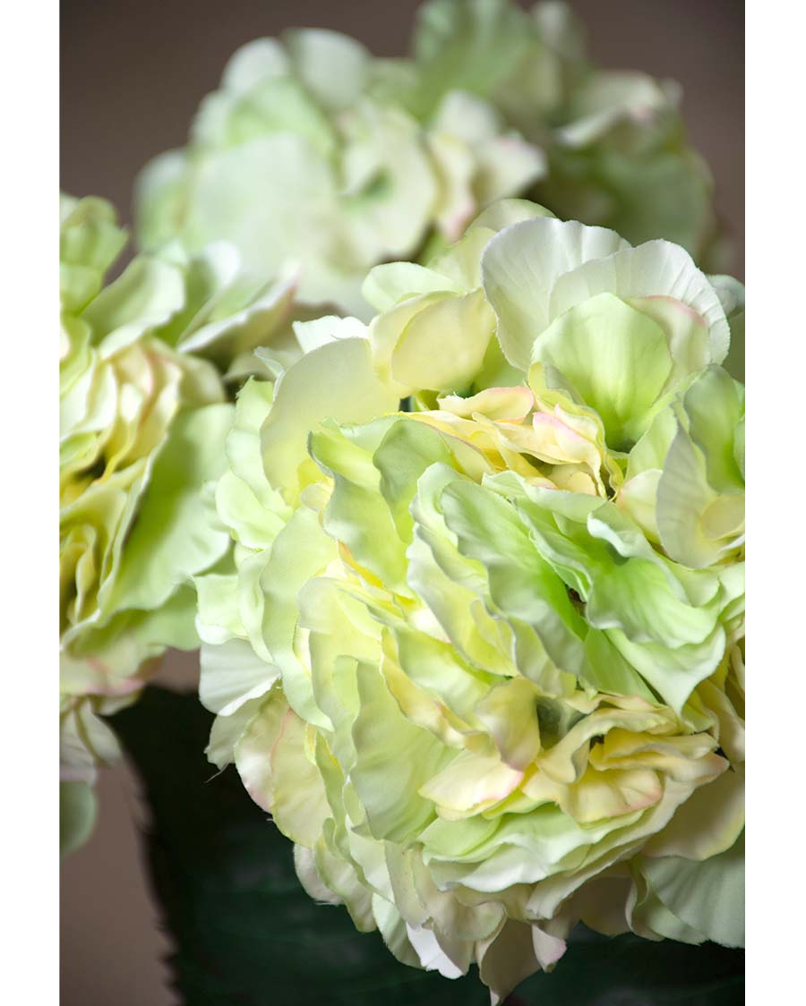 33 Silk Hydrangea Faux Flower Stem