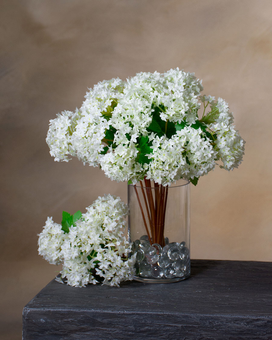 Silk Flowers  Artificial Green Paniculata Hydrangea