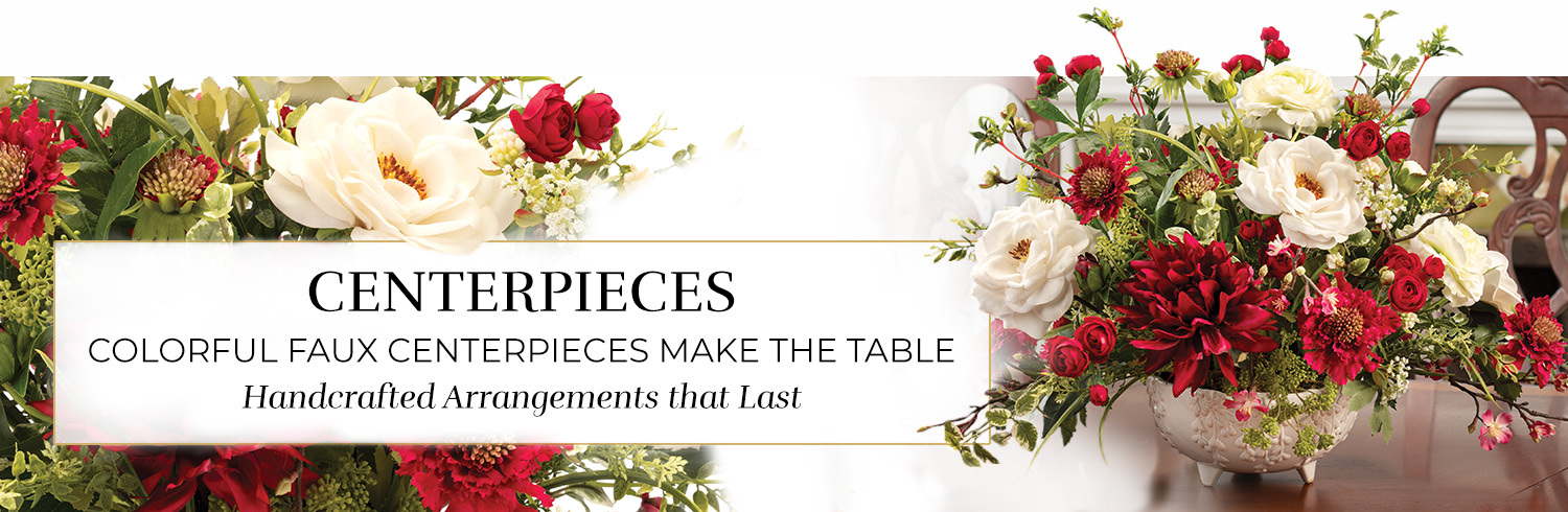 Silk Flower Handcrafted Centerpiece Arrangements