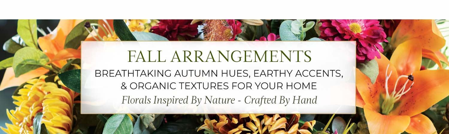 Fall & Autumn Silk Flower Arrangements