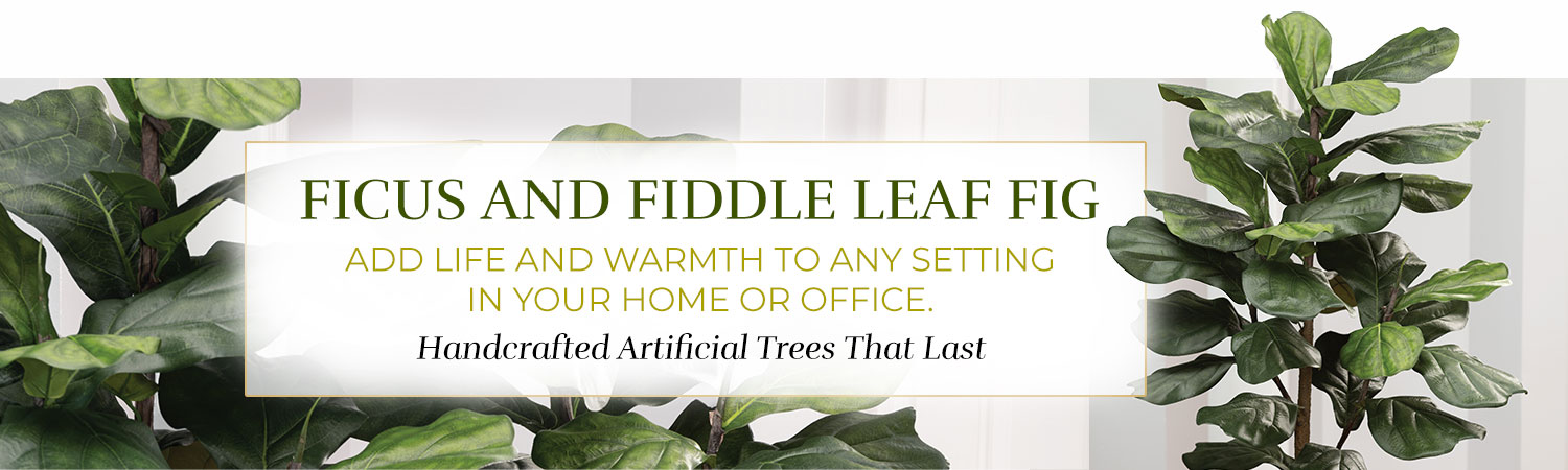 Silk & Artificial Ficus and Fiddle Leaf Fig Trees