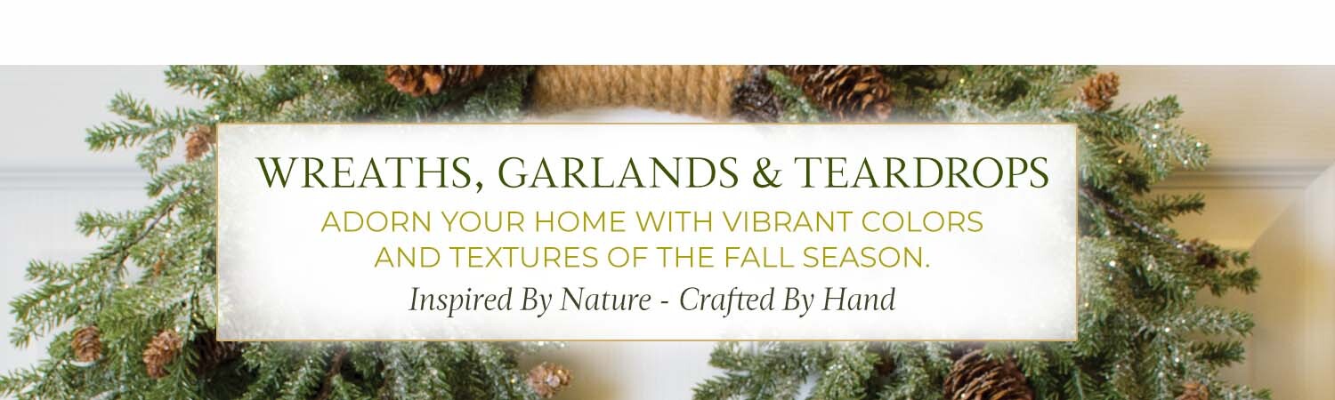 Petals Silk & Artificial Wreaths, Garlands & Teardrops