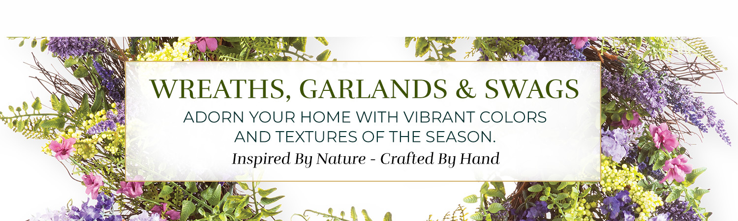 Petals Silk & Artificial Wreaths, Garlands & Teardrops