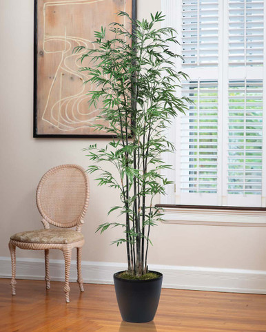7' Silk Bamboo Tree