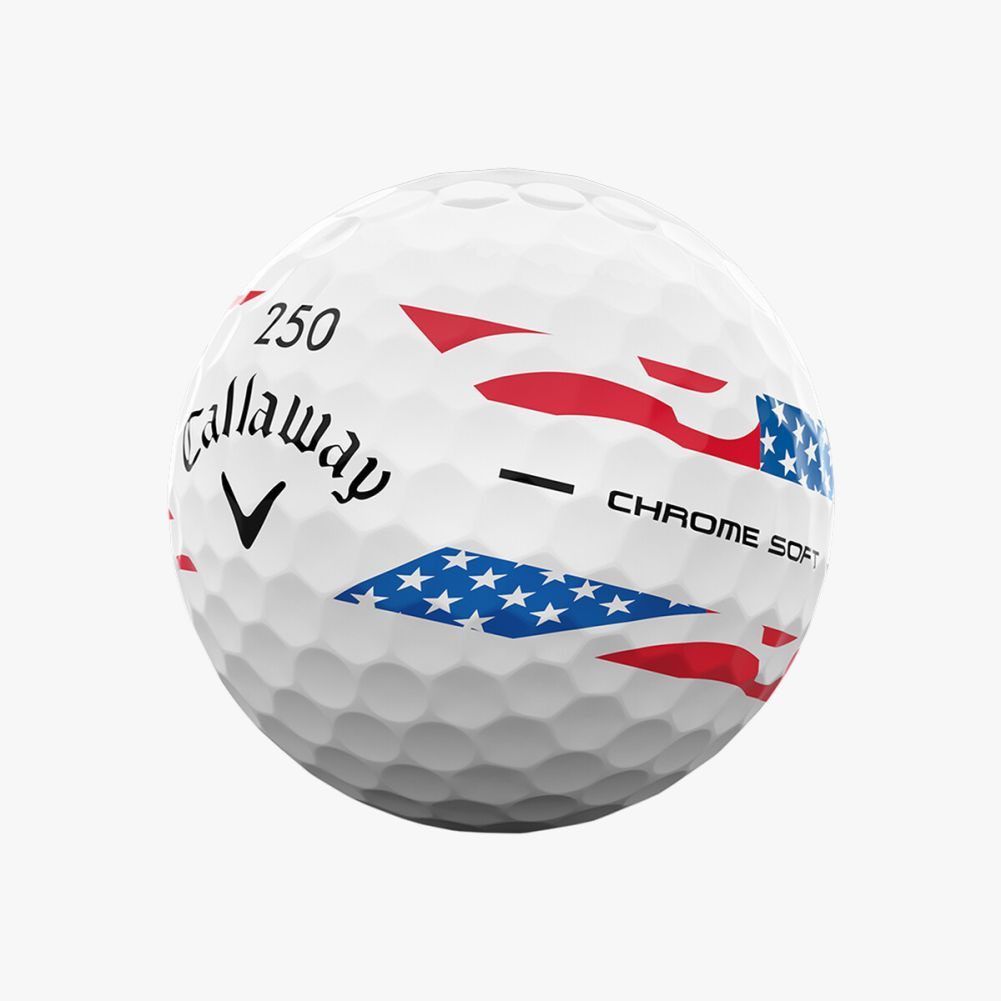Callaway Chrome Soft USA Stripe (2026) | Greater Golf Express