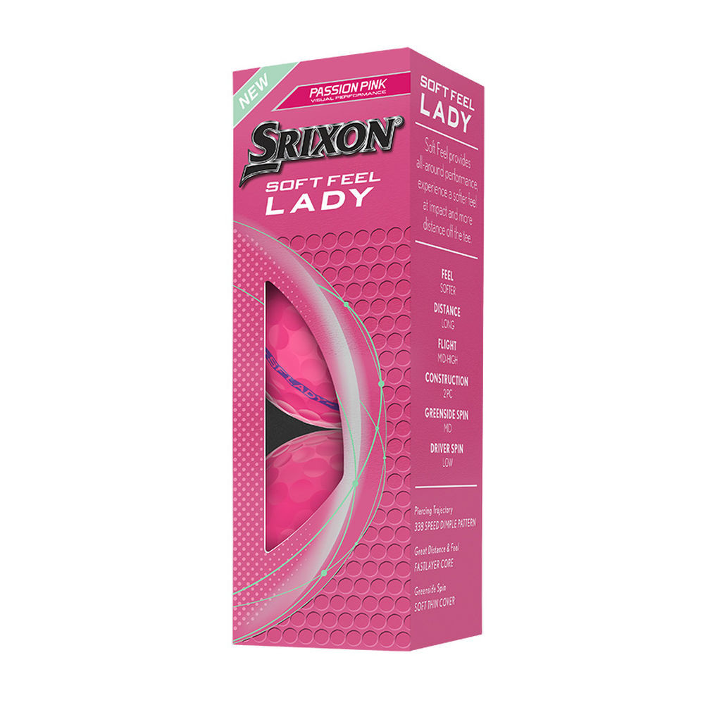 Srixon Soft Feel Lady 2025 (Passion Pink) | Greater Golf Express