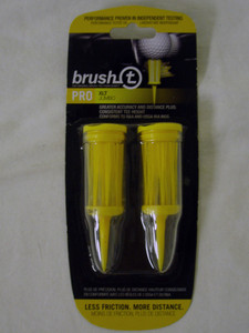 Brush-T Pro XLT Jumbo (Yellow) 2pk Golf Brush-T Conforms NEW Brush-T Pro XLT Jumbo (Yellow) 2pk Golf Brush-T Conforms NEW